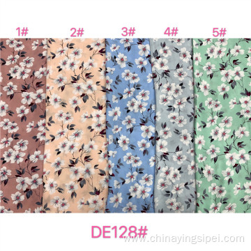 Plain Printed Rayon Print Stock Fabric For Shirt